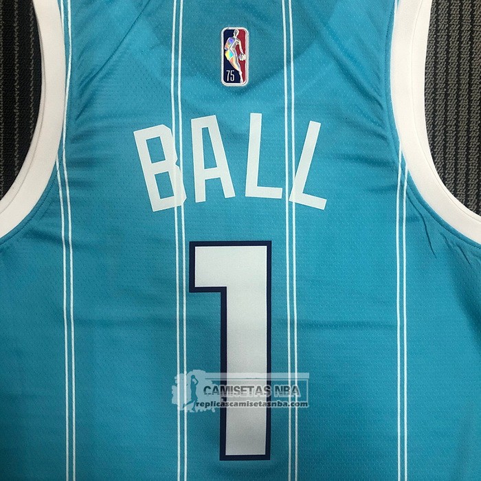 Camiseta Charlotte Hornets LaMelo Ball NO 1 Icon 2022-23 Verde